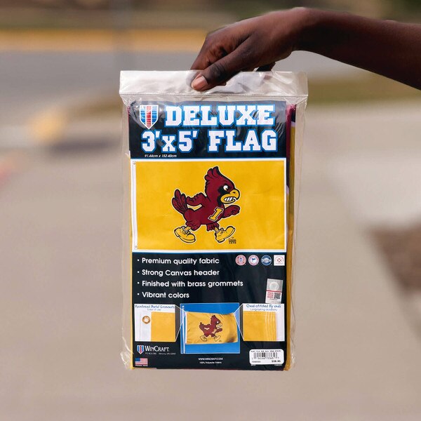 Walking Cy Gold Flag 3-feet x 5-feet